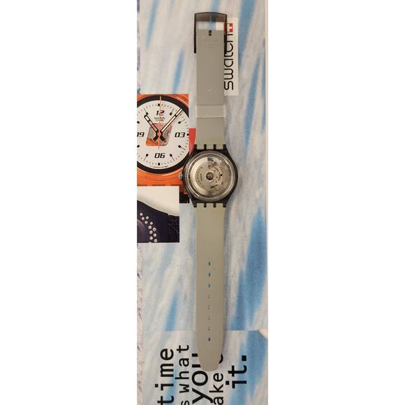 Swatch SILVER BARON SAM104 1994 Automatic Watch with 23 Jewels New old stock - Picture 11 of 12